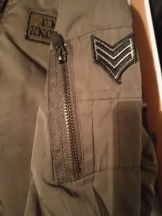 Chaqueta bomber verde 7 años