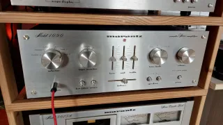 Marantz 1090 Amplificador Estéreo Plata