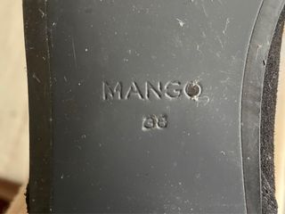 Botín Mango Negro Talla 38