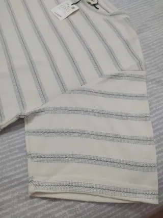 Camiseta Hombre Pull&Bear Rayas Talla L