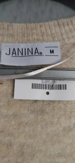 Jersey corto camel mujer