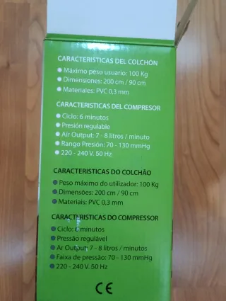 Colchón Antiescaras 200x90 con Compresor