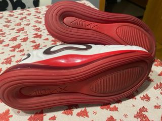 Nike Air Max 720 Blancas y Rojas unisex
