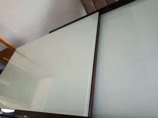 Mesa extensible y 4 sillas