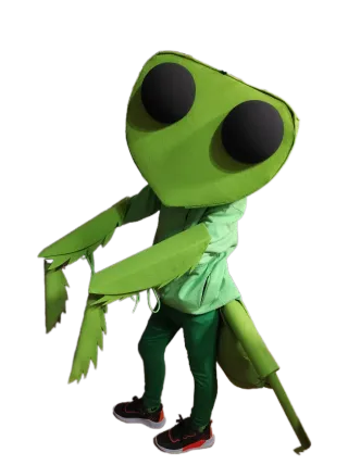 Disfraz de Mantis Religiosa Hecho a Mano