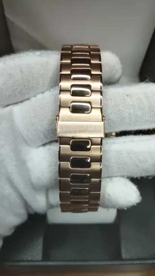 Reloj Seiko Mod Nautilus Marrón Chocolate Oro Rosa