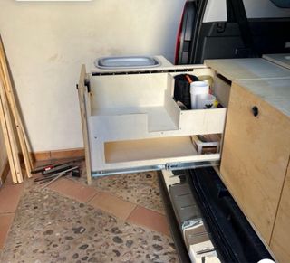 Mueble Cama Camper con Almacenaje