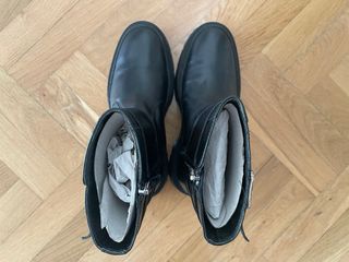 Botas Zara Negras Plataforma Motera