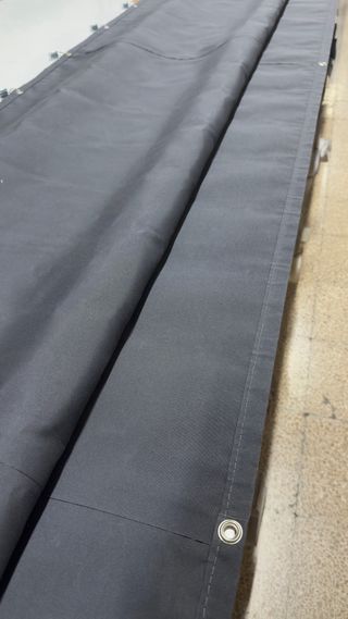 Cortina corredera con ojales GRANDE