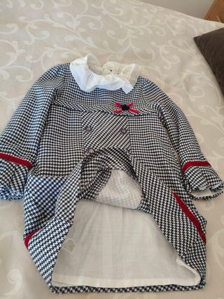 Vestido niña estampado príncipe de gales.