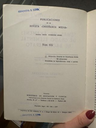 "Temas de Grado. Bachillerato. Lenguas Modernas