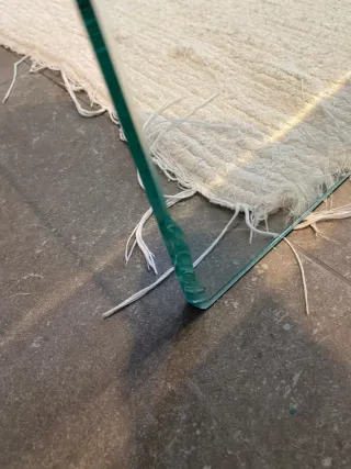 Mesa de centro de vidrio moderna