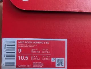 Nike Zoom Vomero 5 Reflective Negro