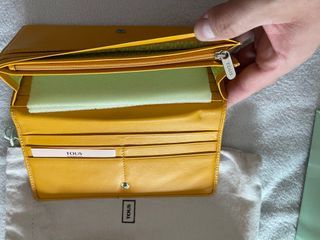 Billetera cartera Tous Piel Amarilla Sherlyn Gala