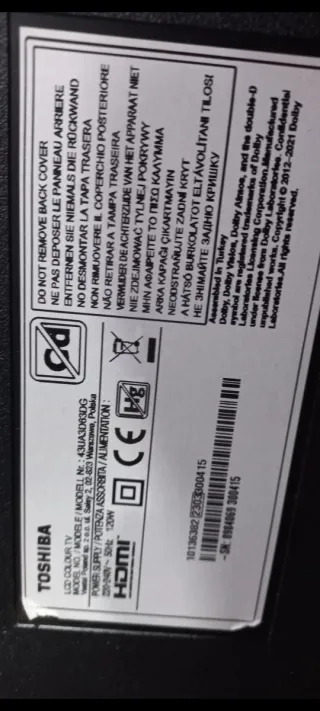 Placas TV SMART Toshiba 43