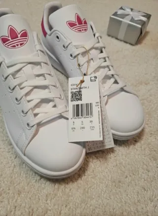 Adidas Stan Smith Mujer Talla 38 Rosa/Blanco
