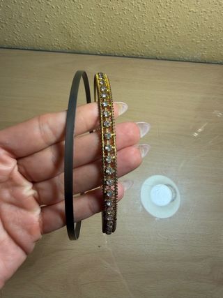 Diademas dorada y negra