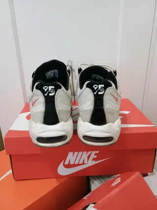 Nike Air Max 95 Doble Swoosh Rojo Blanco