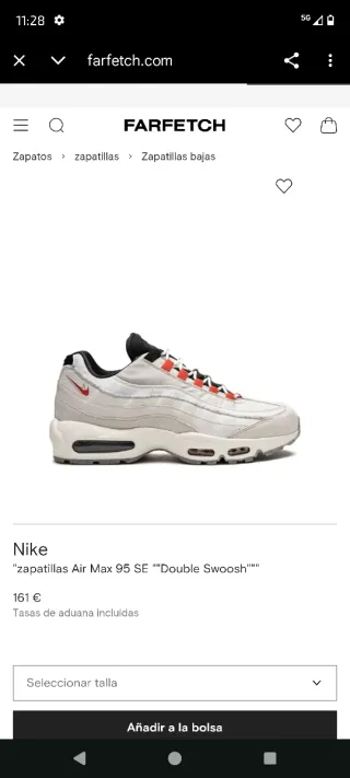 Nike Air Max 95 Doble Swoosh Rojo Blanco