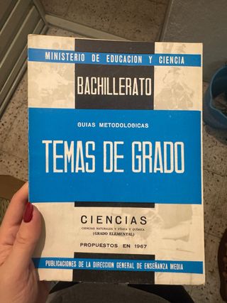 Temas de Grado Ciencias Naturales y Física y Quím