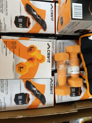 Set Mancuernas Crivit 1kg, 3kg, 4kg, 5kg