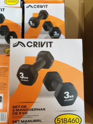 Set Mancuernas Crivit 1kg, 3kg, 4kg, 5kg
