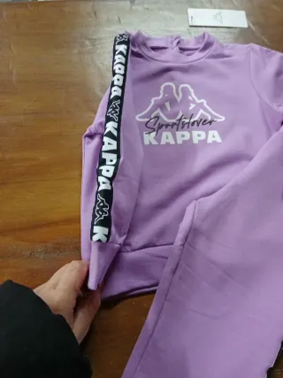 Tuta Kappa bambina 24 mesi lilla cotone