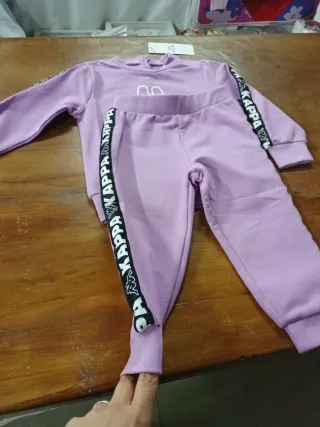 Tuta Kappa bambina 24 mesi lilla cotone