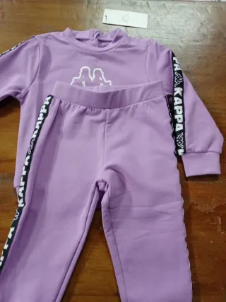 Tuta Kappa bambina 24 mesi lilla cotone