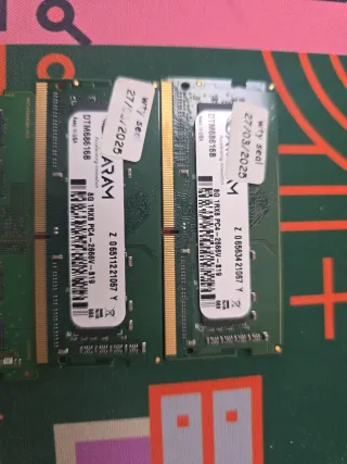 Pack 4 Memorias RAM Portátil DDR4