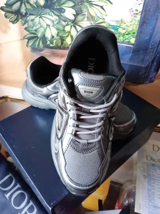 Deportivas Dior Grises y Plateadas