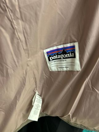 Giacca Patagonia bambina oro e rosa