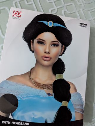 Parrucca Principessa Jasmine Aladin Araba