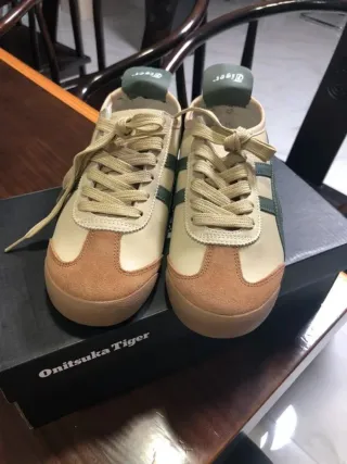 Onitsuka Tiger Beige/Verde Talla 40