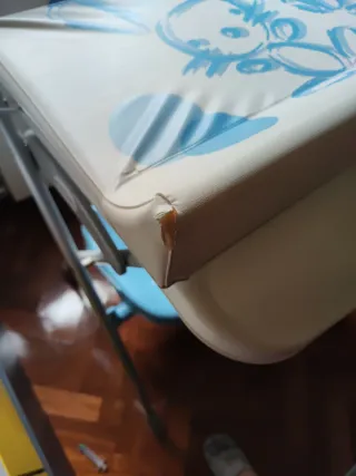 Bañera cambiador bebé con estampado