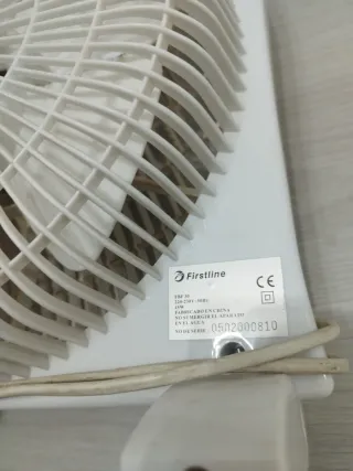Ventilador Firstline Beige y Azul