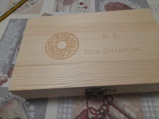 Scatola Legno HF Coin Collection