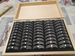 Scatola Legno HF Coin Collection