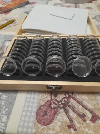 Scatola Legno HF Coin Collection