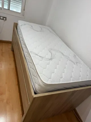 Cama nido con cajón y 2 colchones