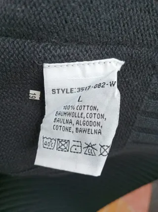 Cardigan nero con zip