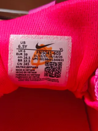 Zapatillas Nike Running Mujer Rosas y Naranjas