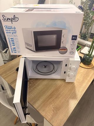 Horno Microondas Simplo con Grill Nuevo