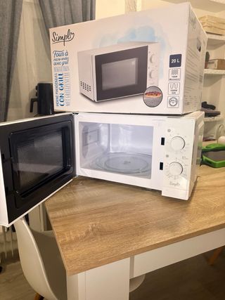 Horno Microondas Simplo con Grill Nuevo