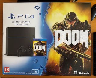 PS4 1TB Edición DOOM + Accesorios