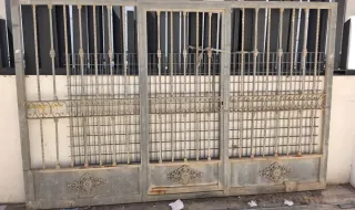 Puerta corredera hierro galvanizado 3000x2000,