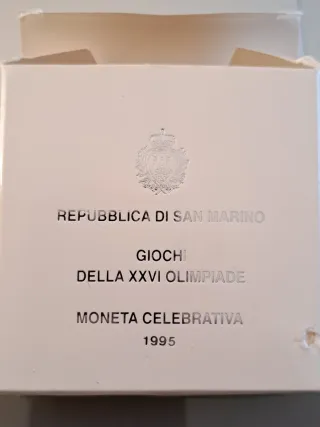 San Marino 1000 Lire Argento Olimpiade 1995