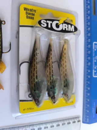 Señuelos vinilos pesca depredadores