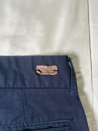 Pantaloni Chinos Zara Blu Navy EUR 38 Uomo