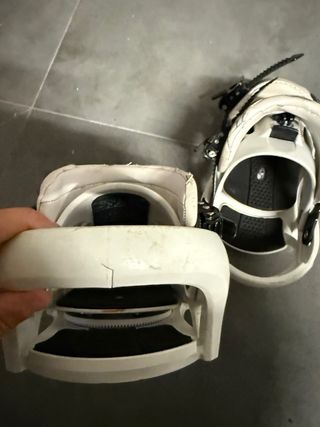 Fijaciones Snowboard Blancas